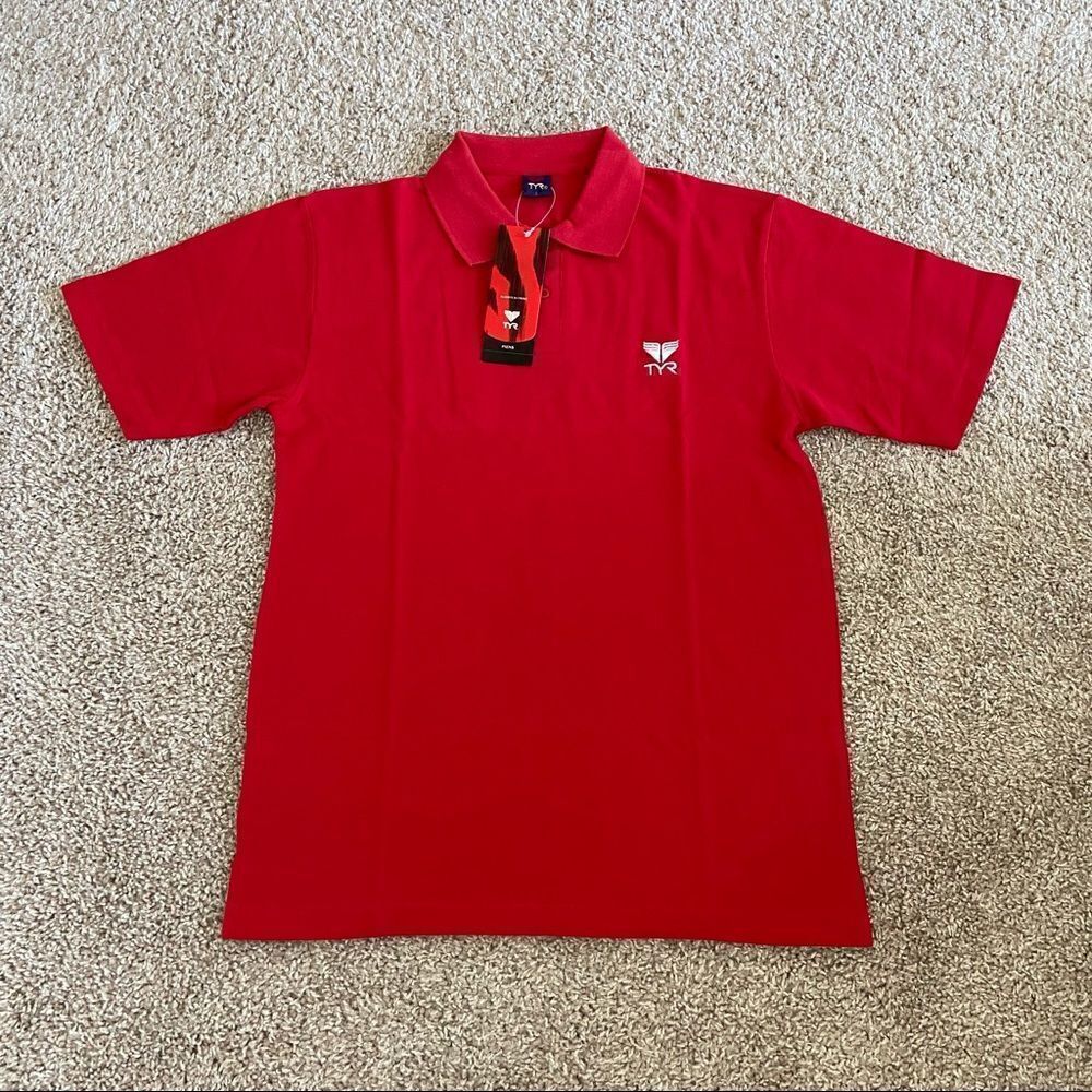 TYR Men’s Red Polo